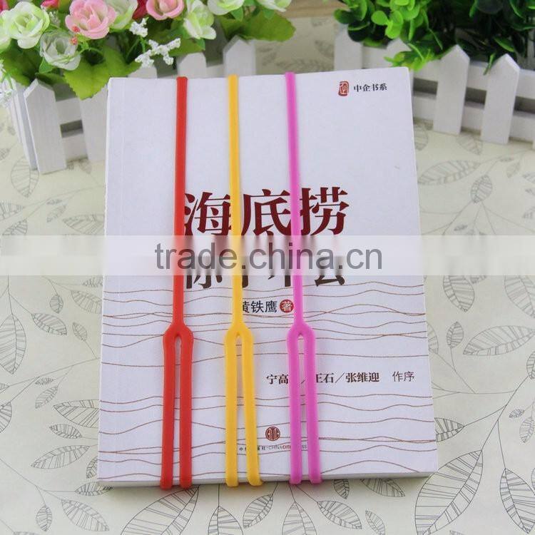 Lovely Silicone Gifts Finger Design Silicone Bookmarks