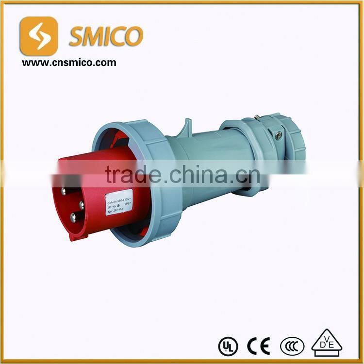 CEE 4 pin industrial electrical plugs and sockets.connectors