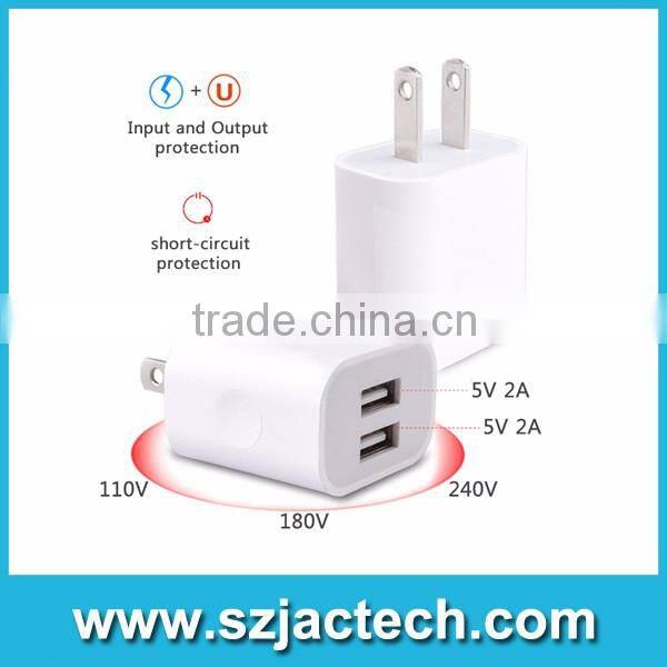 5v 2A Travel USB Wall Charger USB Charger Adapter for Apple iphone 5s 6 6s plus 7 7plus