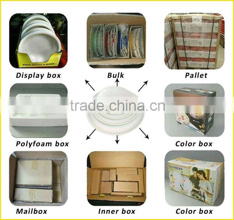 Christmas Ceramic Plate, Cheap Dinner Plate Wholesale,White Porcelain Plate