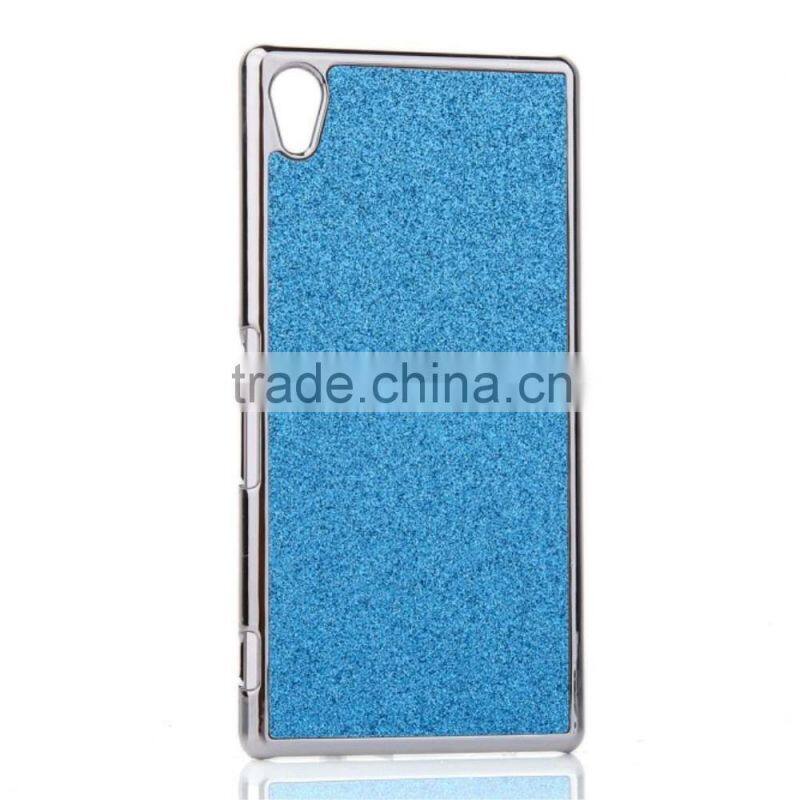 Glittery Powder Leather Plated PC Case for Sony Xperia Z4, PC Case for Sony Xperia Z4,Case for Xperia Z4