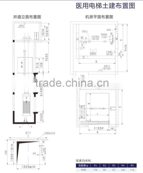 Famous brand disabled wheelchair lift elevator