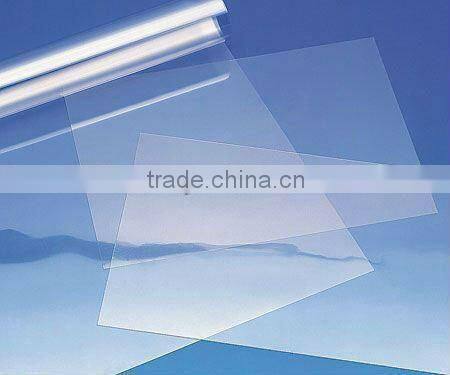 Garment industry use clear PVC rigid sheet