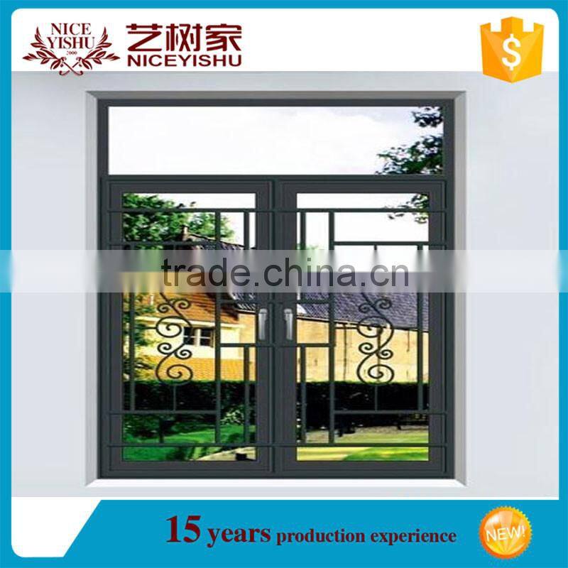 China ornamental wrought iron window grills design