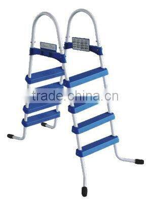 Poolstar Deluxe P1842-1 P1842-2 P1842-3 stainless steel swimming pool ladder for inflatable pools