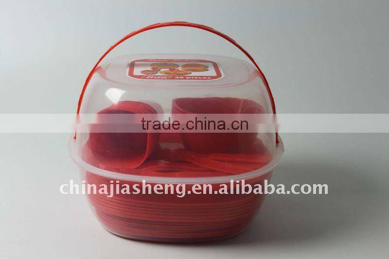 48PCS Plastic Picnic Set