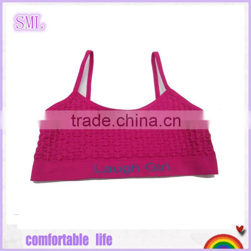 New trendy girl's Seamfree Crop Bra with belt holding pawl girl sexy tube sexy bra