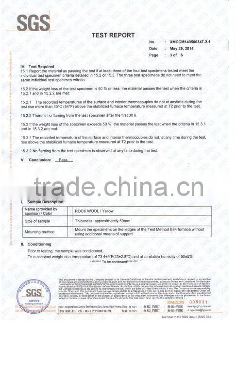 Glass wool construction project