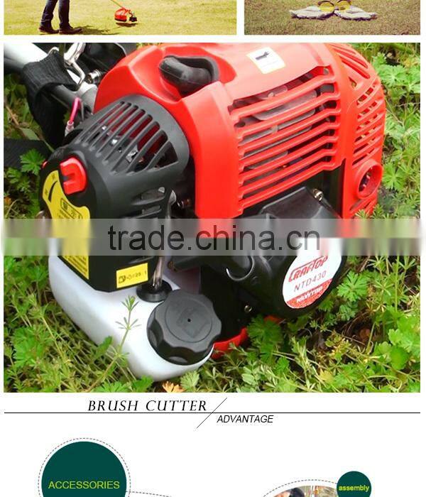 33cc shoulder or backpack brush cutter with CE certificated