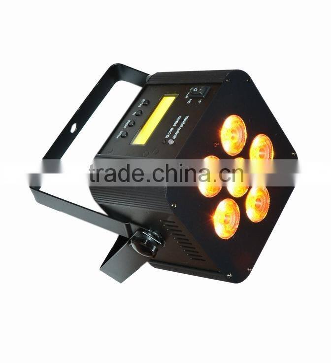6*15W battery led lights
