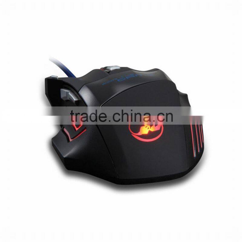 Zelotes 5500 DPI 7 Button LED Optical USB for Wired Gaming Mouse Mice
