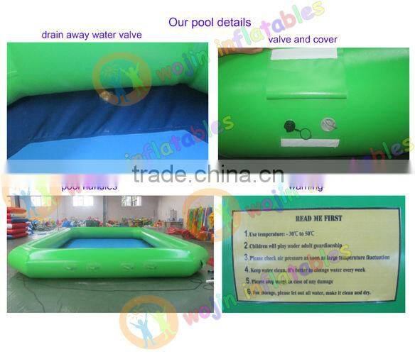 Inflatable kids swimming pool/water park swim pool/plastic swimming pool