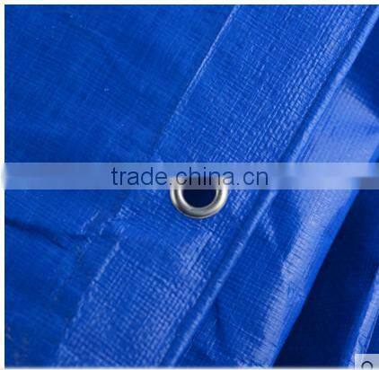 12' X 16' Blue Tarp Multi-purpose Waterproof Poly Tarp Cover with Tent Shelter Camping Tarpaulin
