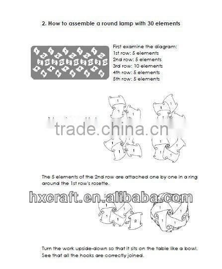 New 30 Pieces Modern IQ Puzzle Lamp Shade IQ Light Jigsaw Ceiling Pendant Kit