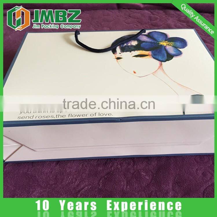 Popular manufacturing hand paper bag for cloth