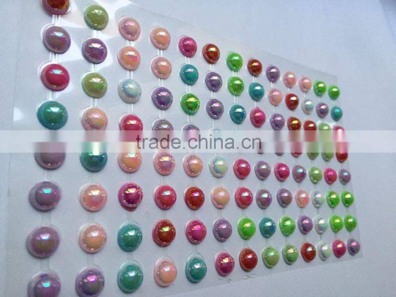 glitter self adhesive crystal rhinestone sticker sheets