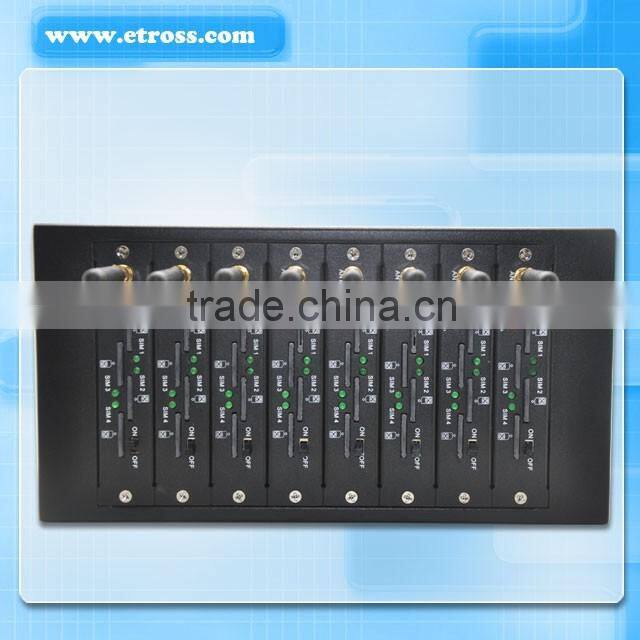 8 ports 32 SIM card GSM 3G SMS Modem