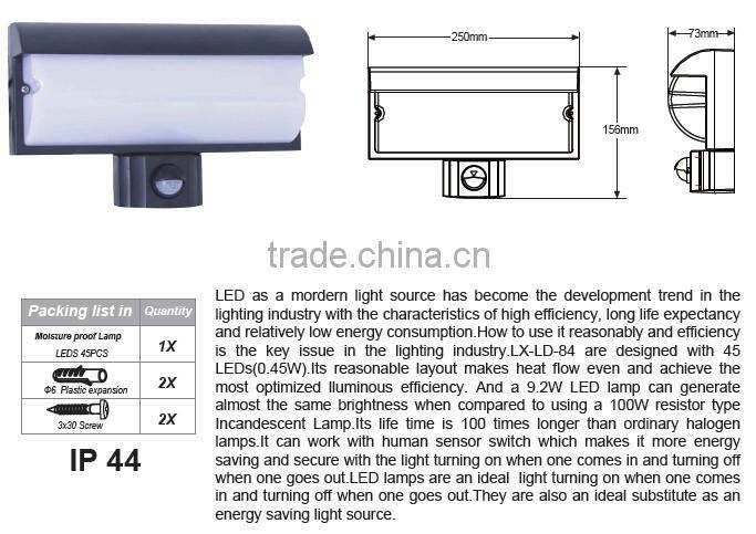2013 new battery powered motion sensor led light/indoor light with motion sensor/automatic turn off light sensor switch