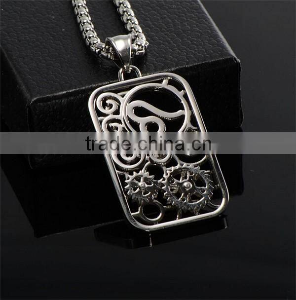 Any of the twelve animals pendant necklace simple dog tag stainless steel necklace jewelry