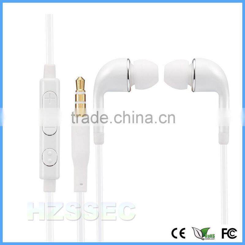 Wholesale low price wired earphone headset EO-EG900BW with mic and volume control earphone for samsung mobile phone