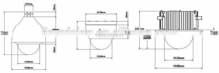 2MP 12x optical zoom POE economic mini PTZ camera price