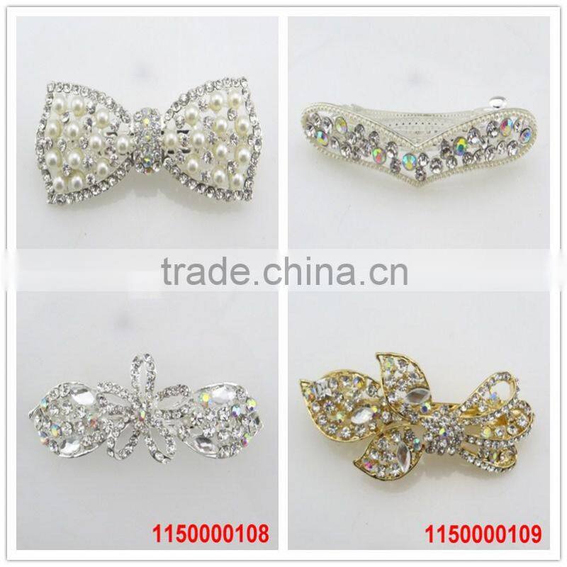 Diamond latest design bridal custom pearl headband