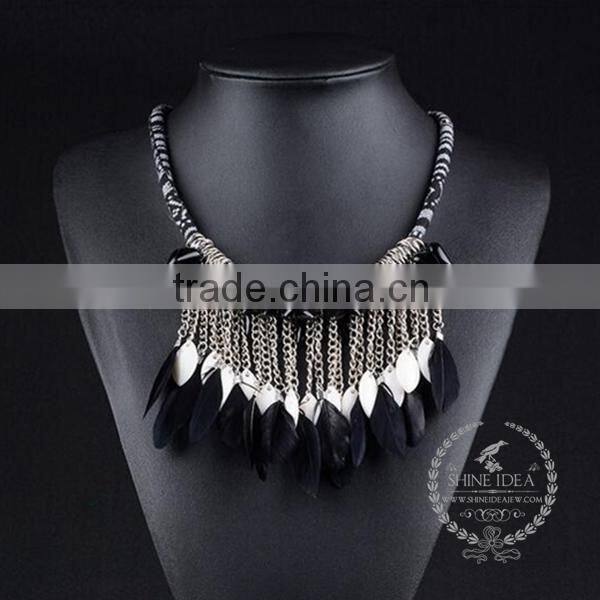 high quality vintage style chunky statement necklace tin alloy fashion women pendant necklace 6390158