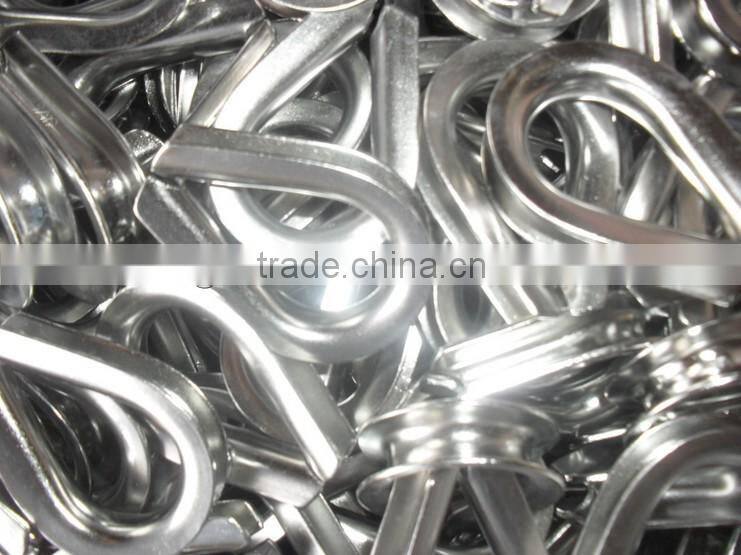 DIN6899 Wire Rope Thimble Rigging Zinc