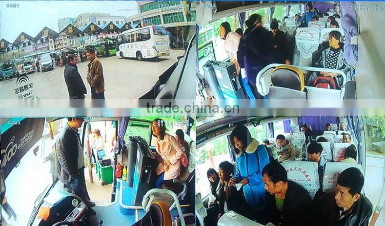 4 channel AHD 4g mobile dvr for vehicles XY-9638-SD-4G