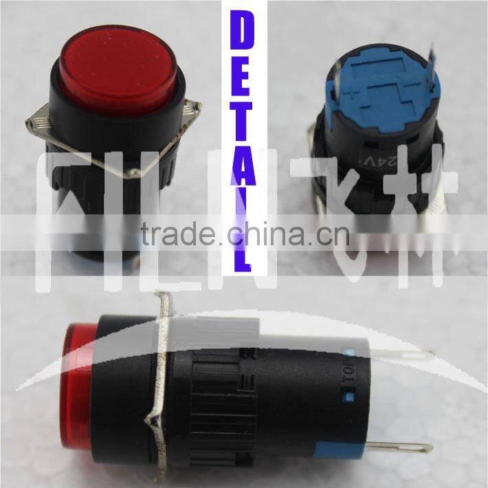 FILN 16mm diameter 25pcs per box Green 24V motorcycle led turn signal light