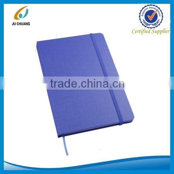 A5 promotional high-grade business notebook with elastic band and ribbon