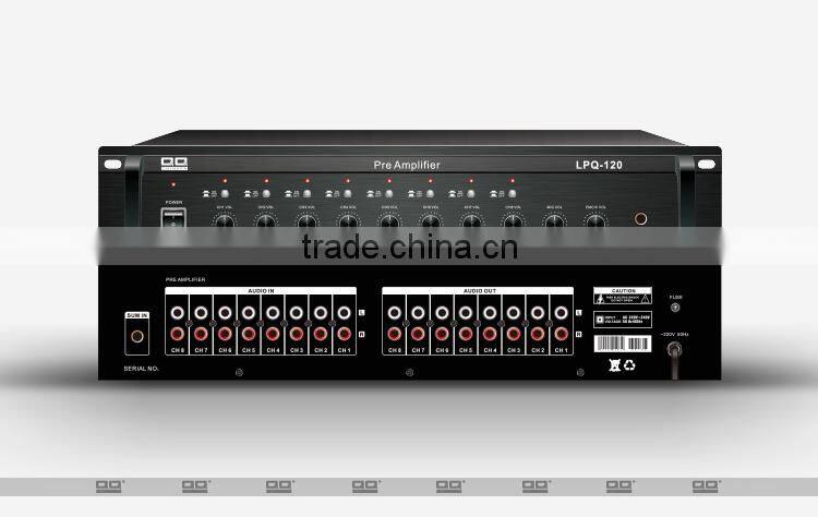 Factory High Quality 8 Channel Pre Amplifier for Public Address System
