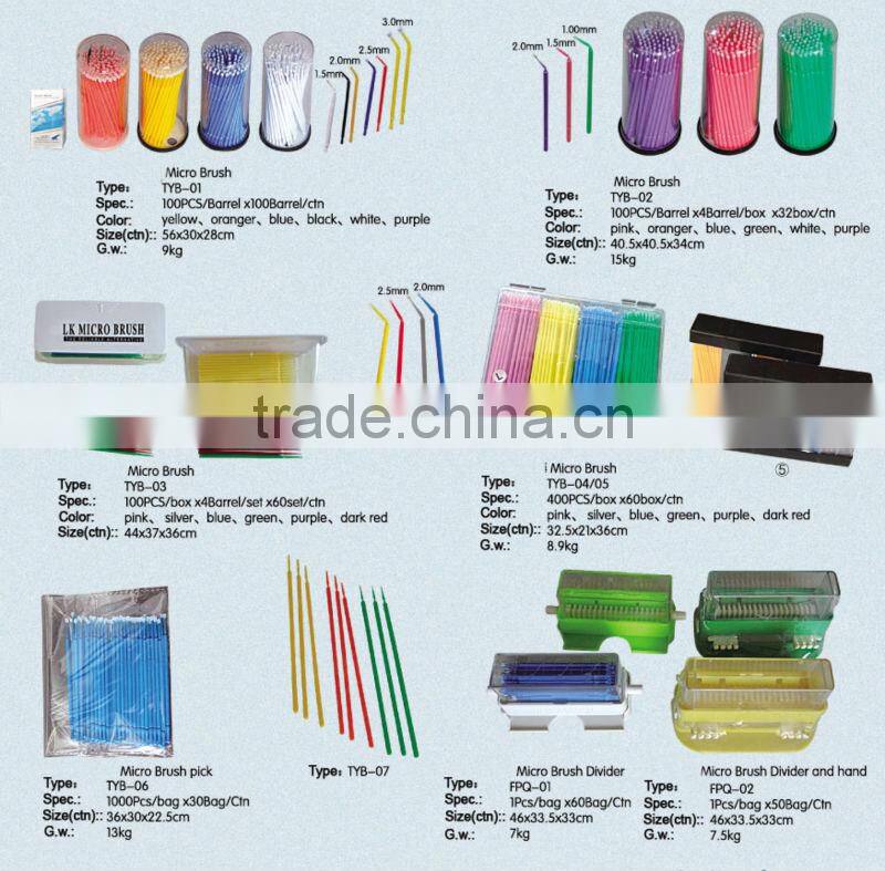 Disposable Dental Micro Brushes Applicators