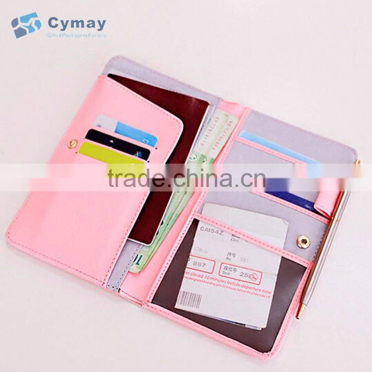 Custom cheap leather passport holder passport holder wholesale