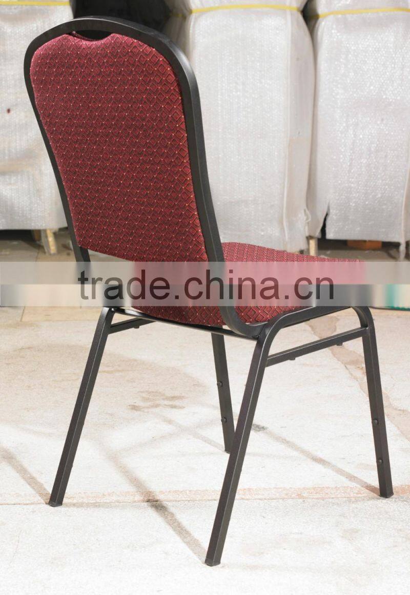 standard good quality iron stacking hotel banquet chair