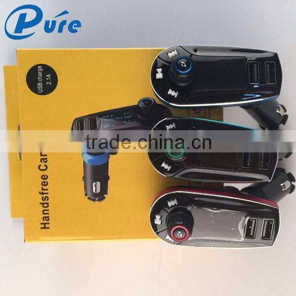 New Portable Rechargeable Bluetooth V2.1 Cell Phone Handsfree Speaker Car Kit with LED Screen Display