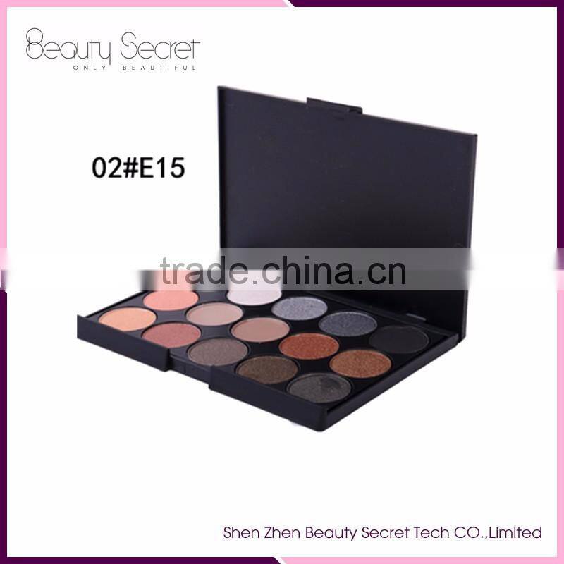Fashion 15 colors eyeshadow palette women diamoning colorful makeup eye shadow flash Glitter make up set