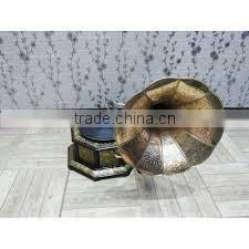 gramaphone , wooden gramaphone