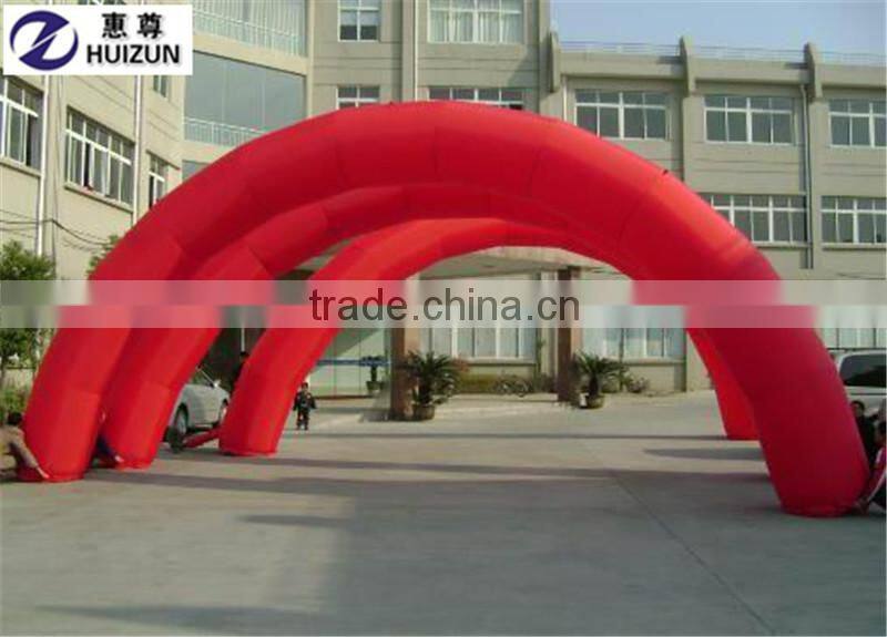 Attractive Colorful Promotion Advertising Double Inflatable Arch
