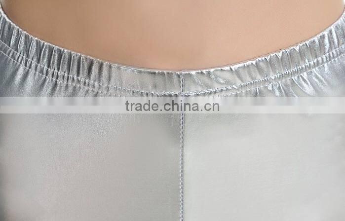 Wholesale Fashion Young Girls Hot Sexy Stretch Leggings Pants Tights Gold Silver Black Blue