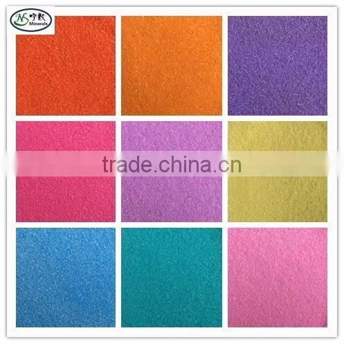 Non-toxic and No pollution Color Sand For Wedding , Art and Decoration