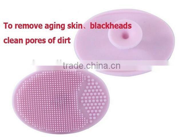 silicone face cleaning brush/silicone face exfoliate brush/silicone dish washing brushes