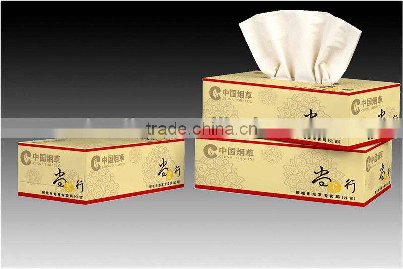 100%non-wood fiber unbleached food grade facial paper/OEM manufacture