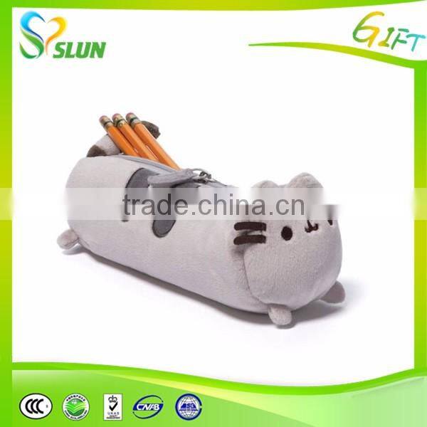 Factory direct sale lovely hot selling plush animal pencil case toys