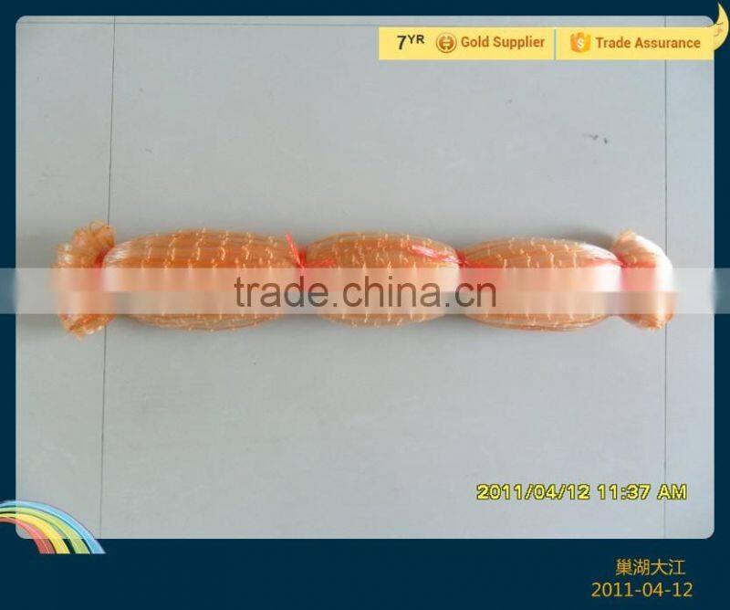 Orange Double Knot Fishing Net
