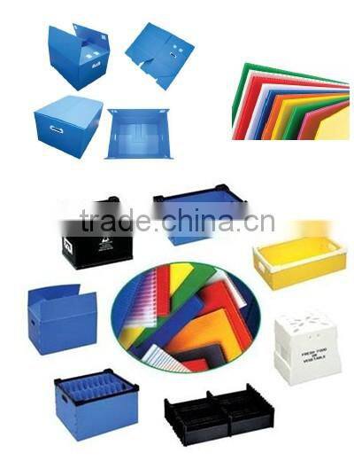 PP corrugated sheet for sale, colorful pp sheet for packaging