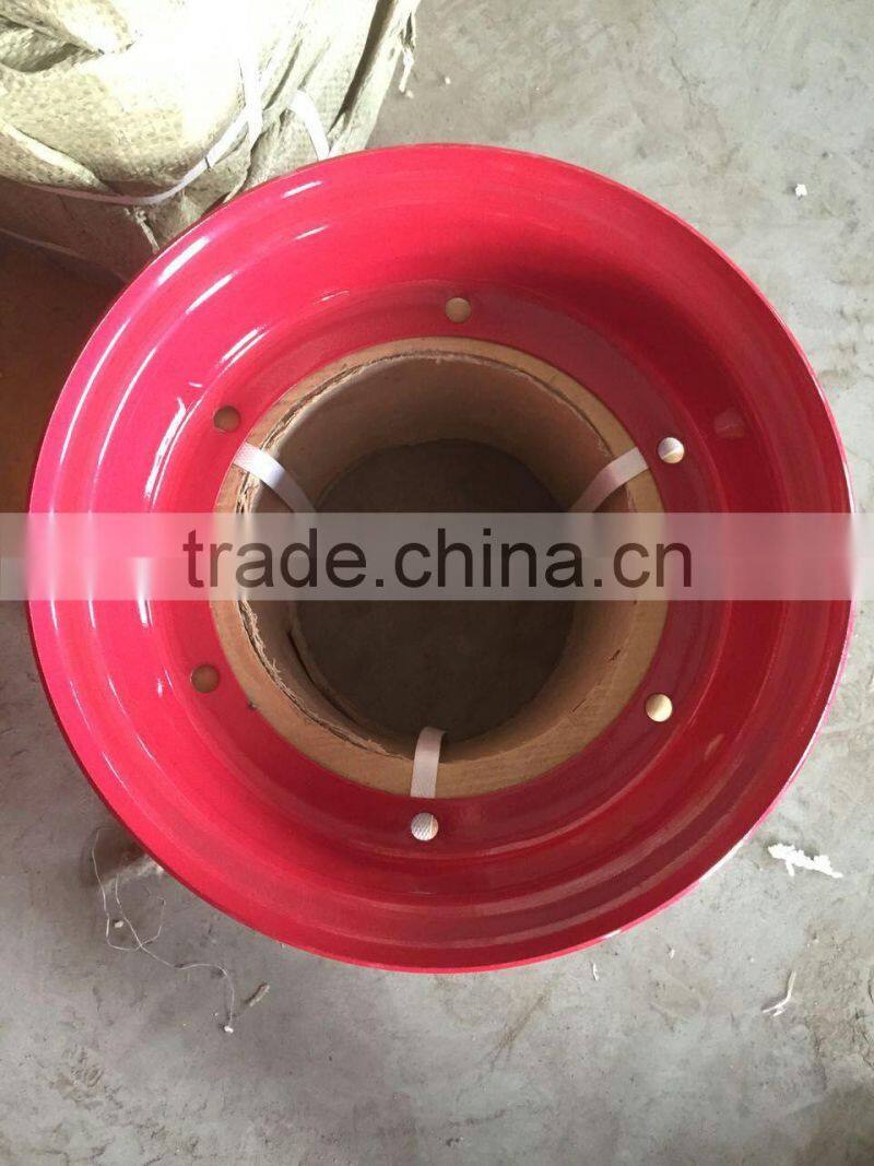 China best supplier of agricultural machinery spare part DF-12 tractor steel wheel rim, steel rim in tractor wheel