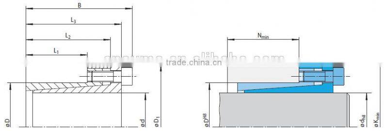 Keyless Shaft-Hub Locking Device RLK110 RLK 110
