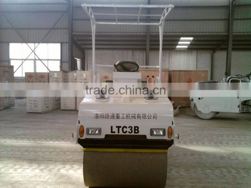 Lutong LTC08H 0.8T Double Drum Hydraulic Vibrator Road Roller price