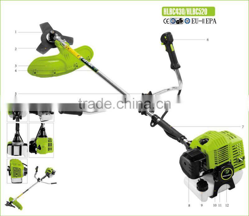 Largest grass trimmer factory trimmer straus 52 cc hlbc520 c lemon grass cutter